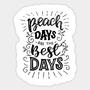 BEACH DAYS T-SHIRT Sticker